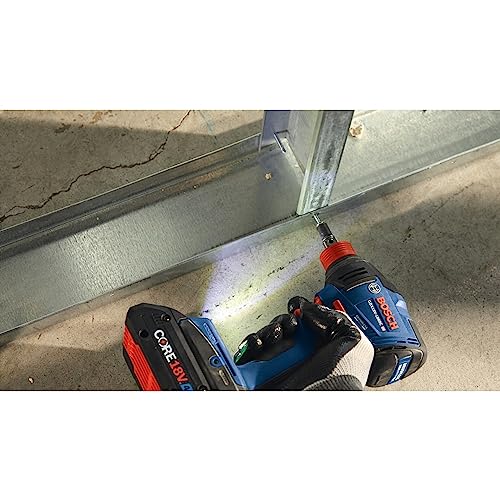BOSCH GDX18V-1860CB15 18V Connected-Ready Two-In-One 1/4 In. and 1/2 In. Bit/Socket Impact Driver/Wrench Kit with (1) CORE18V 4 Ah Advanced Power Battery - style: w/ 18V 4 Ah Battery