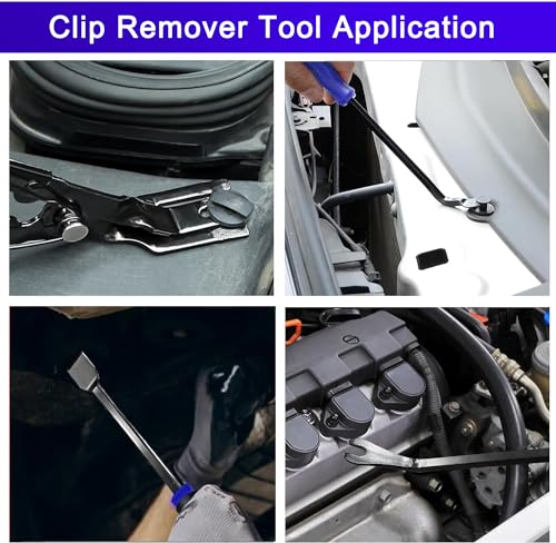 13 Pcs Precision Pick and Hook Set with Scraper, Clip Pliers | Fastener Remover & Magnetic Telescoping Tool Kit for Remove Automotive Electronics Maintenance Hoses Gasket Hand Pick Up Tool - color: blue1