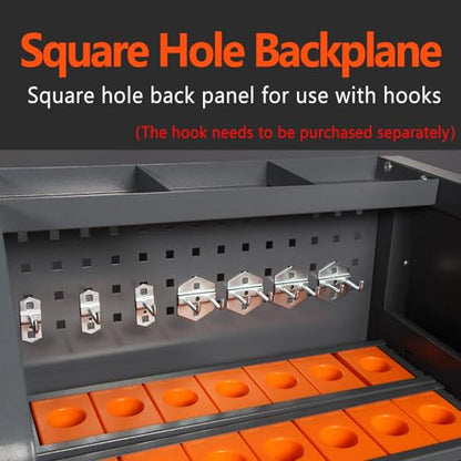 CNC Tool cart Single Side Removable CNC Tool Rack Parallel Storage Suitable for Short CNC Tool Holder CNC Trolley HSK50-96CAP - size: HSK50-96CAP