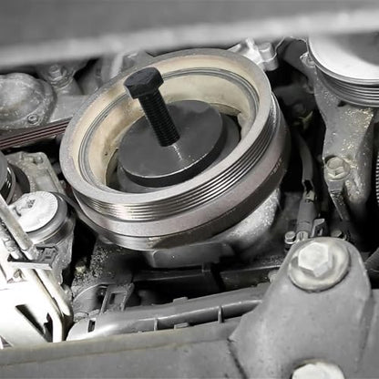 For GM 25264/551141 Harmonic Balancer Puller and LS Harmonic Balancer Installer Fit for GM 1997-UP V8 LS1 LS2 LS3 LS4 LSX LSA LS6 LQ4 LQ9 Crank Pulley Puller and Installer Set for GM LS LT Engines