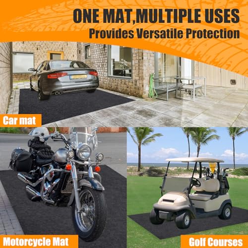 88" x 100" Oil Spill Mat,Premium Absorbent Oil Pad, Reusable, Washable,Waterproof Backing Contains Liquids, No Soak Through,Protects Garage Floor Surface - size: 88" x 100"