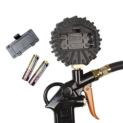 Freeman Digital Tire Inflator with LCD Pressure Gauge | FATDTI