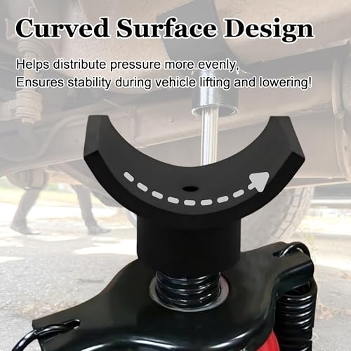 Bottle Jack Axle Adapter Lifting Saddle, Heavy Duty Steel Axle Cradle Compatible with 3", 4" Round Axles Tubes & Dana 60/70/80 Hydraulic Jack for RV, Truck, Trailer & Off-Road Use, 4 Inchs - size: 4 INCH