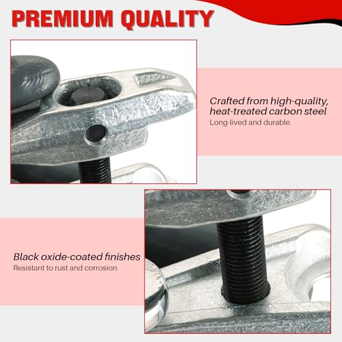 DASBET Ball Joint Separator Tool Kit Ball Joint Splitter Ball Joint Removal | Tie Rod Removal Tool Tie Rod Pitman Arm Puller for Front End Service on Most Cars, Trucks, ATVs