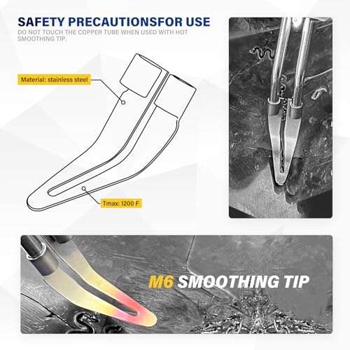 Allturn 5 Pcs Plastic Smoothing And Welding Tips | With Car Bumpers, Kayaks, Canoes, Priority Support Available - style: 5pcs Smooting Tip