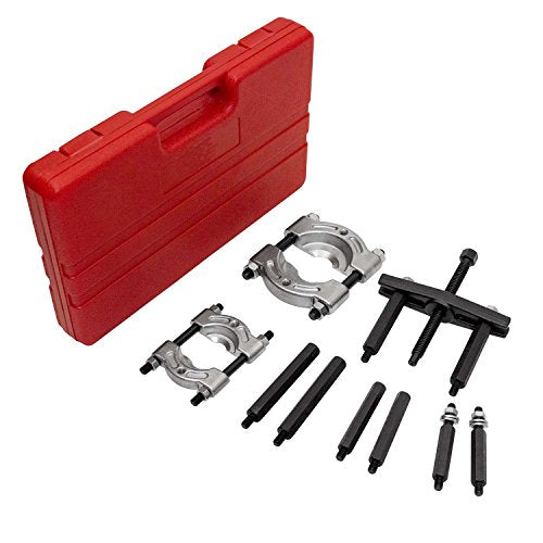 OEMTOOLS 27236 5-Ton Bar-Type Bearing Puller Set, Bearing Splitter and Gear Puller Kit for Bearings, Pulleys, Gears, and Shafts, Wheel Bearing Removal Tool, Heat-Treated Bearing Puller Kit