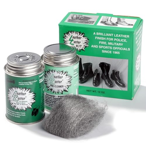 Leather Luster Patent Leather Polish, Cleaner and Conditioner | Made in the USA - style: Original Kit - 12oz