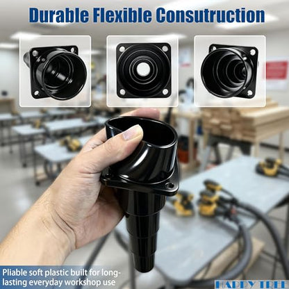 Universal Tool Adapter Attachment for Shop Vac Wet/Dry Vacuum Connects to Power Tools 2-1/2" Integrated Hose Adapters for Dust Collector for Saw and Sander - size: 1 Pack