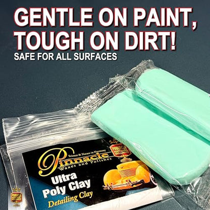 Pinnacle Natural Brilliance PIN-510 Ultra Poly Detailing Clay Bar (2 Pack) | Prep Your Paint for Correction and Protection with The Pinnacle of Detailing Products!