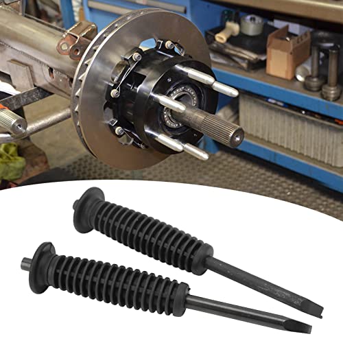 Yctze 2PCS CV Axle Removal Tool, 170 mm Car Drive Axle Nut Steel Removal Tool 6.69in Black Wheel Stud Installer Replacement for Corolla for Camry ES