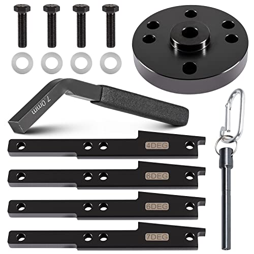 3163021 Cam Timing Tool Kit+3163530 Engine Brake Adjustment Tool 7MM for Cummins ISX QSX X15 Engine 2007-2017 with Injector Cam Puller Carrying Case Replaces 3163069 3163020 Heavy Duty Steel (15 PCS)
