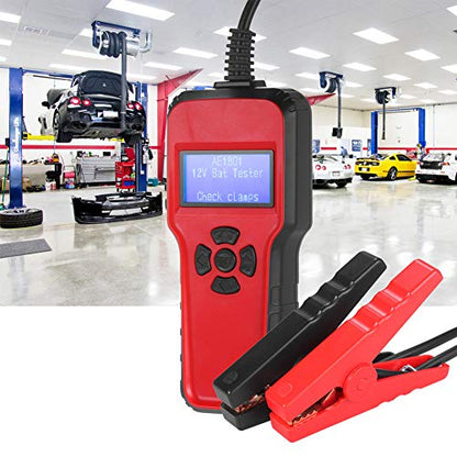 AE1801 Car Digital Battery Analyzer Capacity Tester Diagnostic Tool with LCD Display for 12V Starting Battery