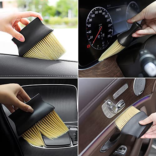 Auto Interior Dust Brush Soft Bristles Car Cleaning Brushes Duster Tool for Automotive