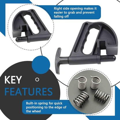 Tire Changer Nylon Tire Bead Clamp Drop Center Tool, 4 Pack | For Universal Motorcycle, Durable Nylon Material, Easy To Use - style: 4 pcs
