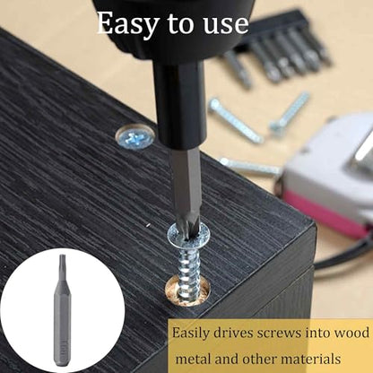 10Pcs Torx Head Screwdriver Bit Set, S2 Steel Magnetic Star Bits, 5/32" Hex Shank, Tamper Resistant, Impact Grade for Drill, Power Driver, Electronics, Home & Automotive Repair(T6) - size: T6