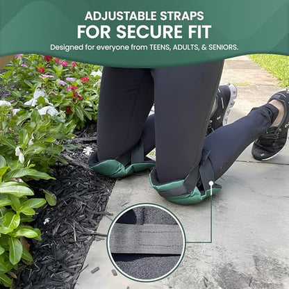 Garden Guru Cushioned Gardening Knee Pads with Adjustable Straps - Soft Inner Liner, Ultra Comfort Padding, Garden Kneelers for Yard Work, Cleaning, Household Chores, Roofing, and More (4 Pack) - size: 4 Pack, style: Ultra Soft Cushion