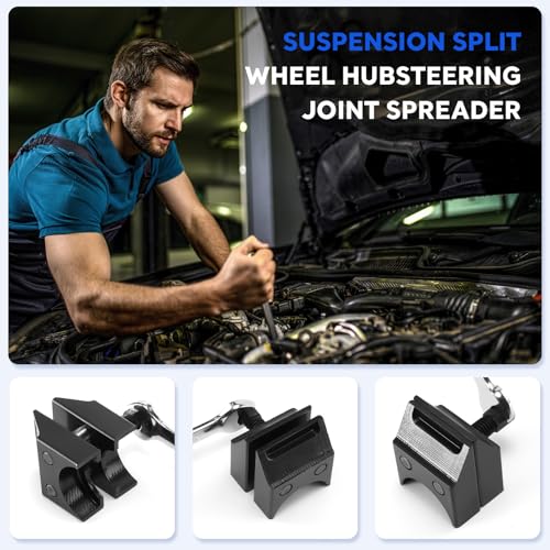 DarkWish Universal Suspension Strut Spreader Tool(2pcs)–Durable Double-Ended Steel Design for Pinch Bolt Style Hub Suspension Systems;Ideal for Macpherson,Multi-Link,and Double Wishbone Suspensions