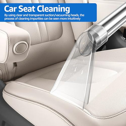 Universal Clear Wet Dry Vac Attachments, Compatible with Shop-VacBrand Extractor, Clear Squeegee Head for 1-1/4" 1-7/8" 2-1/2" Hoses, Carpet Cleaner and Car Detailing Kit with Steel Pipe and Adapters - style: 1set