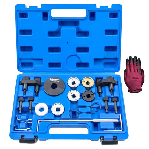 Camshaft Crankshaft Engine Timing Tool Fit for Audi VW, Upgrades Version | 19PC Set Compatible with Audi VW 2006-2018 EA888 1.8 2.0 TSI TFSI T10352 T10368 T40011 T40196 T40267 T40271 T10060A T10354 - size: 19PCS