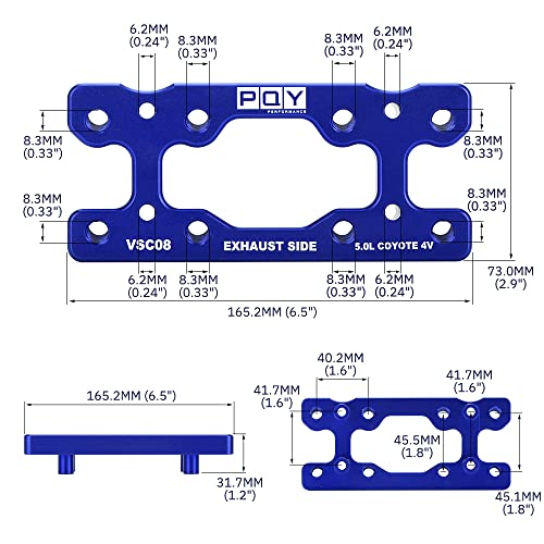 Engine Valve Spring Compressor Tool Compatible with Modular Ford F-150 5.0L Mustang Coyote 4 Valve Engine Trac Magnetic Screw Retainer Blue - color: blue