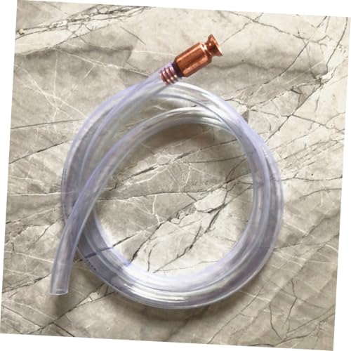 PartyKindom Fuel Transfer Hose Kit Automatic Siphon Tube for Oil and Water Extraction with Clamps and Switch Automotive Use