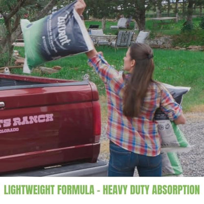 Zorbent Oil Spill Absorbent | 1 Cu Ft Bag Cleans up to 6 Gallons of Liquid. Replaces 90 lbs of Clay. Non-Toxic, Low-Dust, with Cleaning Agent. For Fast Industrial Spill Cleanup - size: 960 Ounce (Pack of 1)