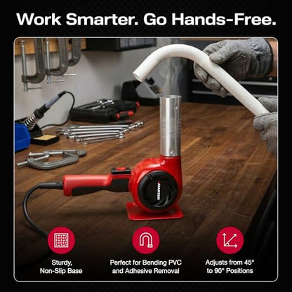 Master Appliance HG-501D Industrial Heat Gun, High Airflow, Quick Change Plug-In Heating Element, 1200F, 120V, 1740W, 14.5 Amps, Engineered In USA - style: HG-501D, 120V
