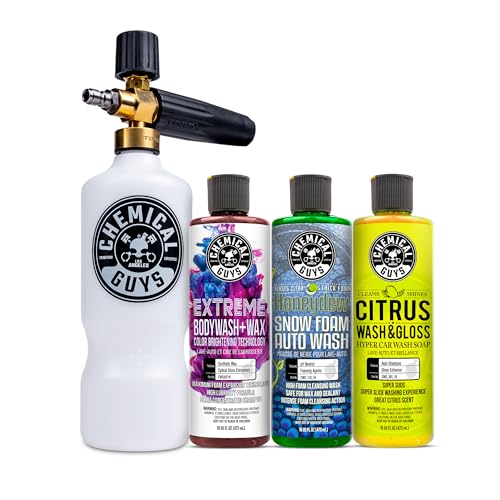 Chemical Guys EQP_313 TORQ Professional Foam Cannon and Soap Kit, 4 Items - size: 48 Fl Oz (Pack of 1), style: EQP_313