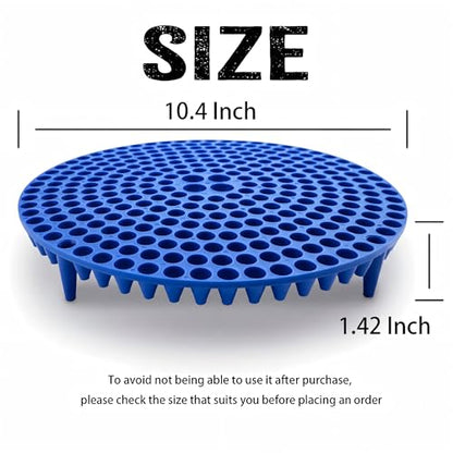 10.4" Heavy Duty Car Wash Bucket Insert (2-Pack) & Wash Mitt Kit - 10.6 oz Detailing Dirt Separator & Grit Trap, Scratch-Free Auto Wash, Fits 3.5 to 5 Gallon Buckets (Black Kit) - color: 2pack Blue