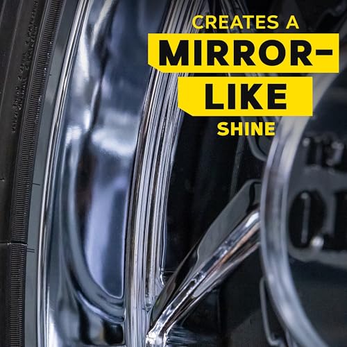 Meguiar's Hot Rims Chrome Wheel Cleaner 6 Pack, 24 oz Spray Bottles (6 x 24 oz = 144 oz Total) Xtreme Cling foaming Gel removes Brake dust and Road Grime from True Chrome Wheels for Mirror-Like Shine - size: 6 Pack