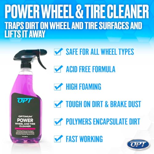 Optimum No Rinse Version 5 (32 Oz) with Power Wheel Cleaner Kit (17 Oz) Bundle - ONR Rinseless Car Wash with New 17 oz Power Wheel and Tire Cleaning Solution - style: ONR & Wheel Cleaner