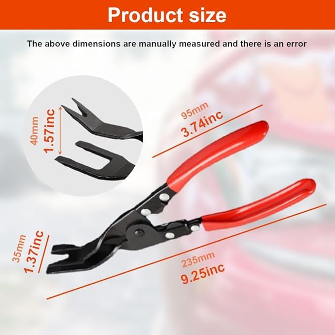 New Panel Clip Removal Pliers, Auto Door Car Upholstery Trim Removal Tool Automotive Remover, Plastic Rivet Snap Pliers for Ring Remover Retaining