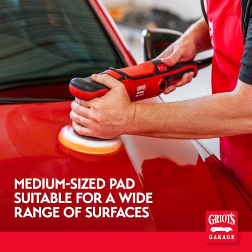 Griot's Garage 5.5" BOSS Correcting Foam Pads for Car Polishing, Buffing, Detailing and Light to Moderate Auto Paint Correction, Durable, Machine-Washable, Pack of 2 - size: 5.5" Pads (Set of 2)