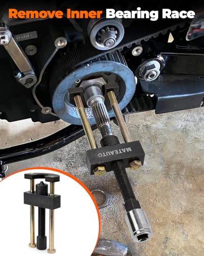 Transmission Mainshaft Inner Bearing Race Tool Puller Installer | Fit for Harley Davidson Big Twin 5 & 6 Speed, 1984-Present, Replaces #34902-84, Motorcycle Bearing Race Removal Tool