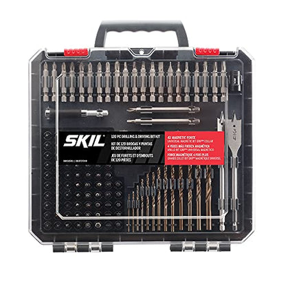 SKIL 120pc Drilling and Screw Driving Bit Set with Bit Grip - SMXS8501 - style: 120 pc Drill Bit Set