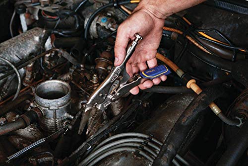 IRWIN VISE-GRIP Locking Pliers, Fast Release, Long Nose with Wire Cutter, 9-Inch (IRHT82582) (Pack of 5) - size: One Size (Pack of 5)