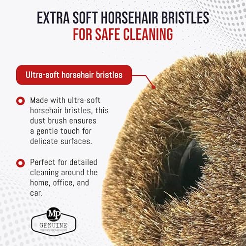 MP Maresh Products Dust Brush Attachment - Soft Bristle Cleaning Brush | Compatible with 1 1/4" Shop Vac, Eureka, Hoover, Central Vacuum System, Ceiling Fan Cleaner Duster, Household Vacuum Cleaners - size: Vacuum Brush