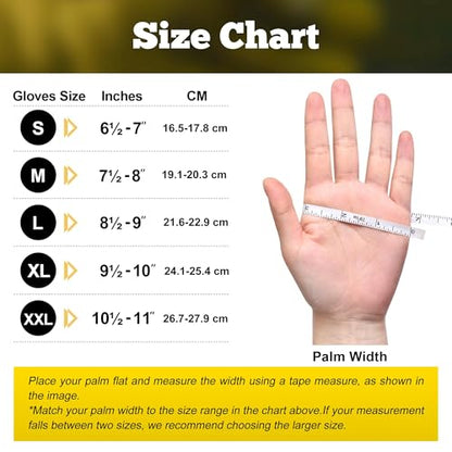 TitanFlex Heavy Duty Industrial Nitrile Gloves with Raised Diamond Texture, 8-mil, Latex Free (Green/Dark Green/Yellow) - color: 07 Yellow (50ct), size: Large