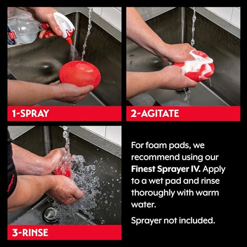 Griot's Garage Microfiber and Foam Pad Cleaner, Removes Polish, Wax, and Sealant Residue, Restores Your Car Cleaning Cloths' Effectiveness, 11067, One Gallon - size: 128 Fl Oz (Pack of 1)