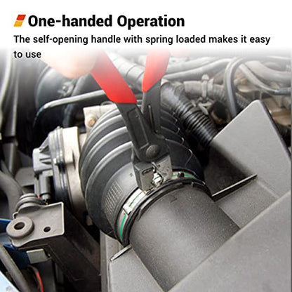 EWK Clic & Clic-R Hose Clamp Pliers, CV Boot Clamp Tool with One-Handed Spring-Loaded Design for Damage-Free Removal, Fits Mercedes-Benz BMW Audi VW