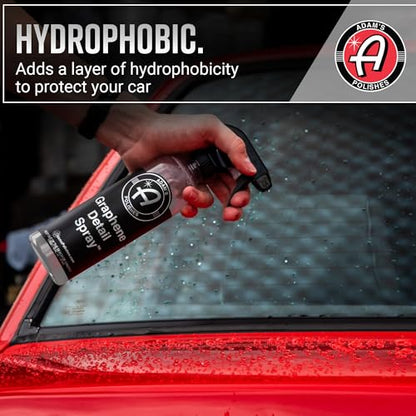 Adam's Polishes Graphene Detail Spray (16 Fl Oz) - Extend Protection of Waxes, Sealants, & Coatings | Waterless Detailer For Car Detailing | Clay Bar, Drying Aid, Add Ceramic Graphene Protection - size: 16 Fl Oz (Pack of 1)