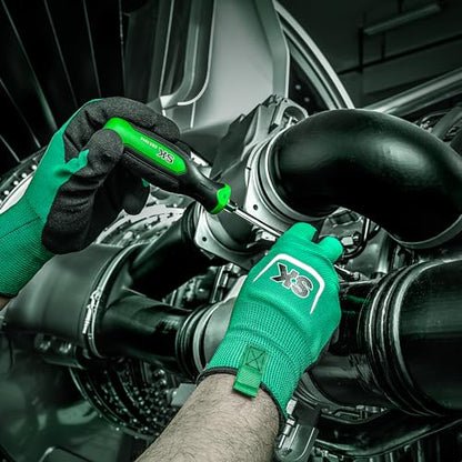 SK 6-Piece Slotted Screwdriver Set, Magnetic Screwdriver Set, S2 Steel, SureGrip Handle - style: Slotted