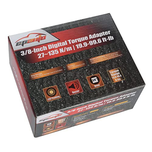 EPAuto 3/8-Inch Digital Torque Adapter,19.9-99.6 ft-lb - size: 3/8 Inch Adapter