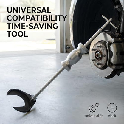 Universal CV Axle Removal Tool Set with Inner CV Axle Puller Tool with 5/8"-18 Slide Hammer and CV Joint Puller Propshaft Separator Tool U Joint Removal Tool - style: 2-in-1