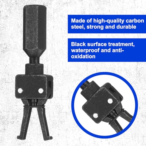 2 Pack Pilot Bearing Puller Slide Hammer Attachments 2-jaw Puller Pilot Bearing Removal Tool, Fits 5/8 x 18, 3/4 x 16 Thread Rods