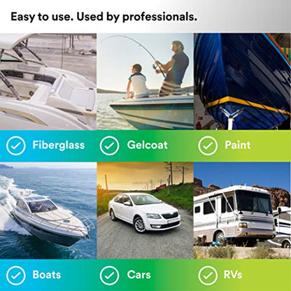 3M Perfect-It Foam Compounding Pad, 05707, 8 in, Hook & Loop Grip, Double-Sided, Polish Pad for Automotive, Professional-Grade Finish - size: 8 inch/Quick Connect