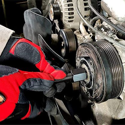 OEMTOOLS 37150 A/C Clutch Tool Kit, Removes and Installs Pressed-On AC Clutches, AC Compressor Clutch Kit for Use with Ford, GM, and Chrysler, Car Tools