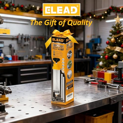ELEAD 500cc Oil Fluid Extractor Pump, Multi-Purpose Oil Syringe, Fluid Syringe Extractor, Car Vacuum Fuel Transfer, Automotive Oil Syringe(17.6 Oz./0.45 Qt./500 CC) - size: 500CC