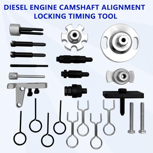 ZKTOOL Diesel Engine Camshaft Alignment Locking Timing Tool Compatible with VW Audi A6L 2.7,Q7 3.0TDi,4.0 4.2TDi V8 CRD A4,A5,A6,A8,Q5,Q7 2.0D 2.7D 3.0TDi Engine