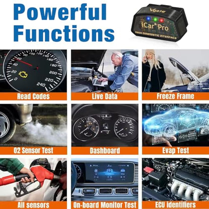 iCar Pro Mini OBD2 Bluetooth Scanner for iOS/Android OBD Adapter Car Diagnostic Code Reader Scan Tools